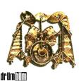 FP Gold DrumSet Pin