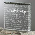 Walk With Jesus Personalized Baptism Gift Keepsake