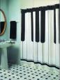 Piano Shower Curtain - Keyboard