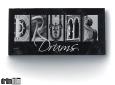 Drums Letter Plaque - 6"x12"