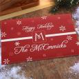 Personalized Holiday Doormat - Winter Wonderland