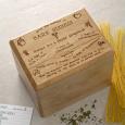 Personalized Wood Recipe Box - Recipe for a Happy Household