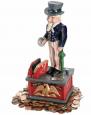 Uncle Sam Cast Iron Mechanical Bank