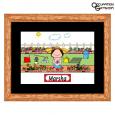 Gardening Cartoon Print - Personalized