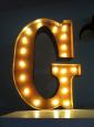 Vintage Marquee Light - Letter G
