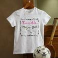 Personalized Flower Girl T Shirt