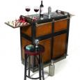 Victoria Portable Home Bar, Black