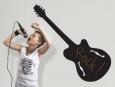 Guitar Chalkboard Wall Art