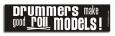 Drummers Make Good Roll Models Sticker