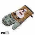 Drumming Snowman Oven Mitt