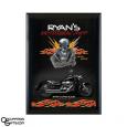 Biker Mini Sign - Personalized