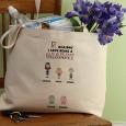 Personalized Family Character Tote Bag - Reasons Why