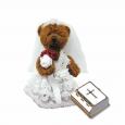 Bridal Bear and Holy Bible Gift Package