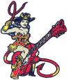 Guitar Cowgirl Patch