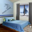 Skier Wall Shadow