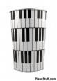 Piano Keys Wastebasket