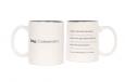 Mug: Dog. Codependent (White)