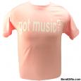Got Music? T-shirt - Pink