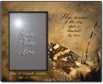 Personalized Sepia Butterfly Photo Frame