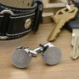 Timeless Monogrammed Round Cufflinks