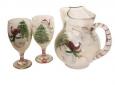 Snowman Eggnog Set � Hand Painted � 1 to 5 pieces