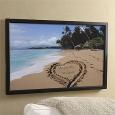 Personalized Canvas Art - Our Paradise Island Design - Large