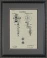 Tattoo Machine Framed Patent Art - 11x14
