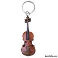 Violin Wood Keychain