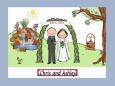 Personalized Wedding Cartoon