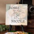 Personalized Photo Canvas Art - Because of You Design