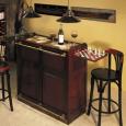 Victoria Portable Home Bar, Red
