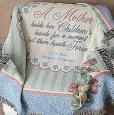 Personalized Tapestry Afghan for Mothers