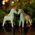 Celadon Horse Ornaments - Pair