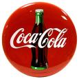 Coca-Cola 16in. Bullseye Metal Sign