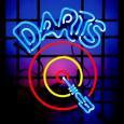 Dart Board Neon Sign