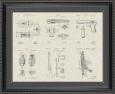 Military Equipment Framed Patent Art - 20x24