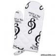 Treble in the Kitchen Oven Mitt