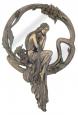 Lady Sitting Art Nouveau Mirror