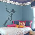 Softball Batter Wall Shadow