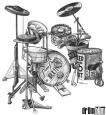 Drumset Print Artwork
