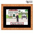 Funeral Director Cartoon Print - Personalized