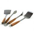 Eco Friendly Bamboo 3-Piece Grilling Tool Set