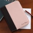 Engraved Leather Padfolio - Just My Style Pink and Brown