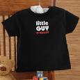 Black Personalized Baby T-Shirts - Little Guy