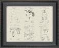 Police & Detective Equipment Framed Patent Art - 20x24