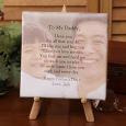 Personalized Photo Tabletop Canvas Art For Him