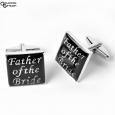 Father of the Bride Cufflinks - Personalized