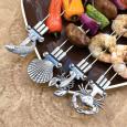 No-Spin, Double-Pronged Seaside Grill Skewers