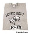 Piano T-shirt - Music Dept