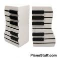 Piano Keys Bookends